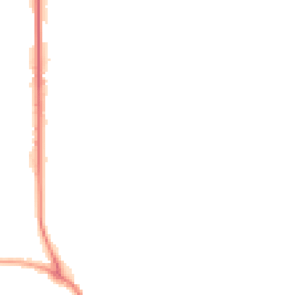 Night-time road noise heatmap for TN33 0JR