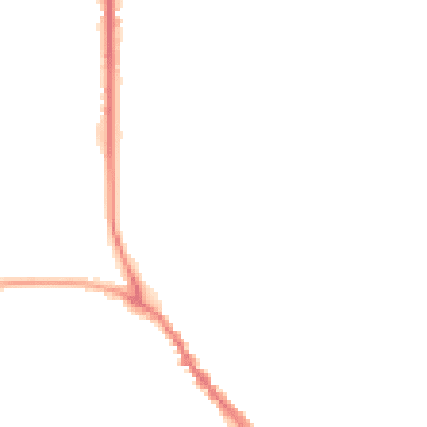 Night-time road noise heatmap for TN33 0JU