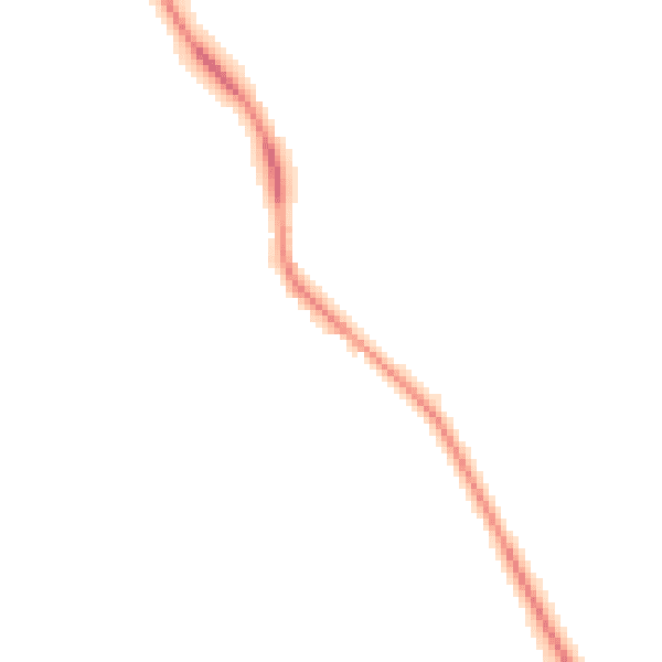 Night-time road noise heatmap for TN33 0NN