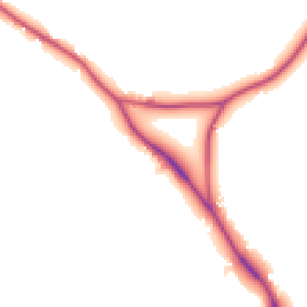 Daytime road noise heatmap for TN33 0NS
