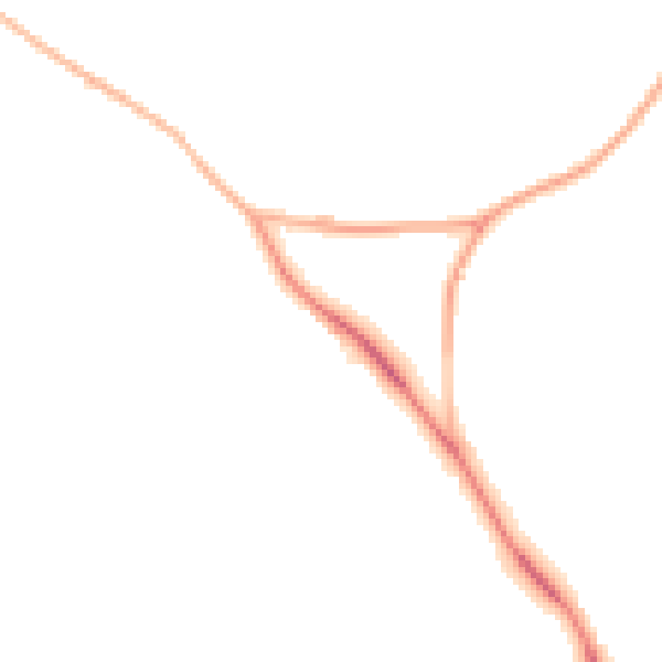 Night-time road noise heatmap for TN33 0NS