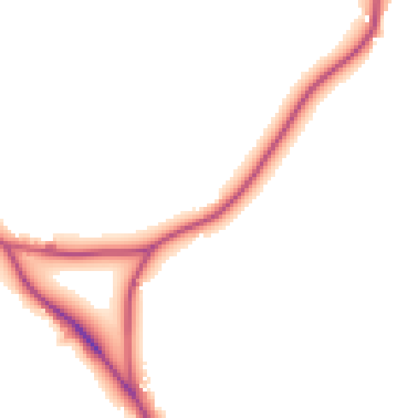 Daytime road noise heatmap for TN33 0NT