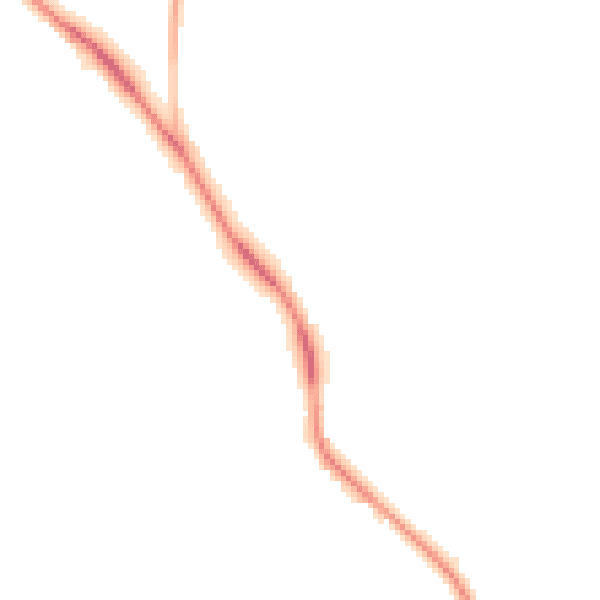 Night-time road noise heatmap for TN33 0NU