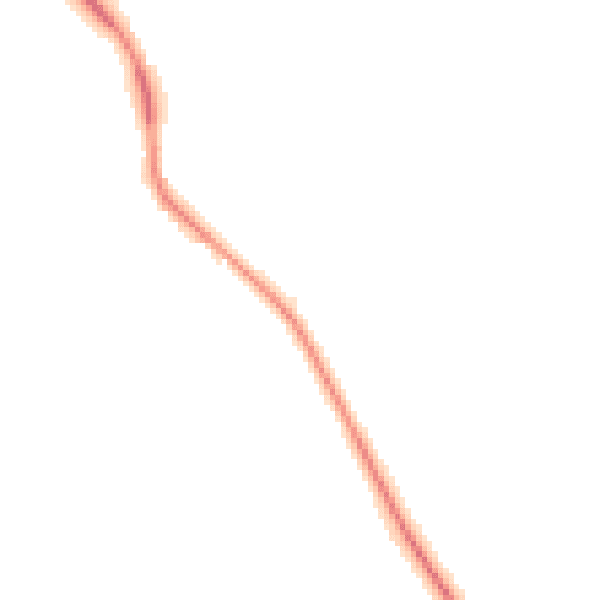 Night-time road noise heatmap for TN33 0NX