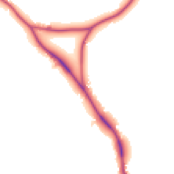 Daytime road noise heatmap for TN33 0NZ