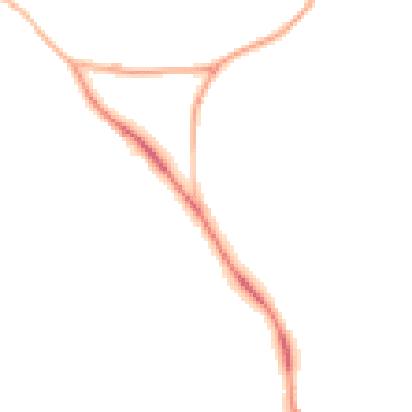Night-time road noise heatmap for TN33 0NZ
