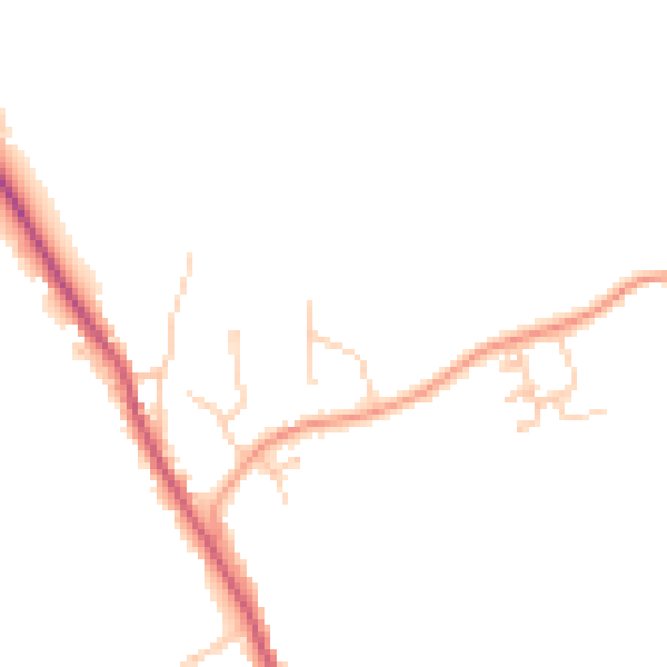 Daytime road noise heatmap for TN33 0PT