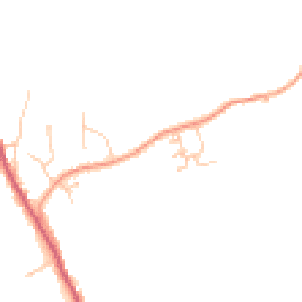 Daytime road noise heatmap for TN33 0PU