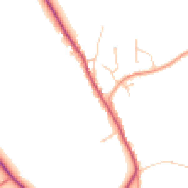Daytime road noise heatmap for TN33 0QG