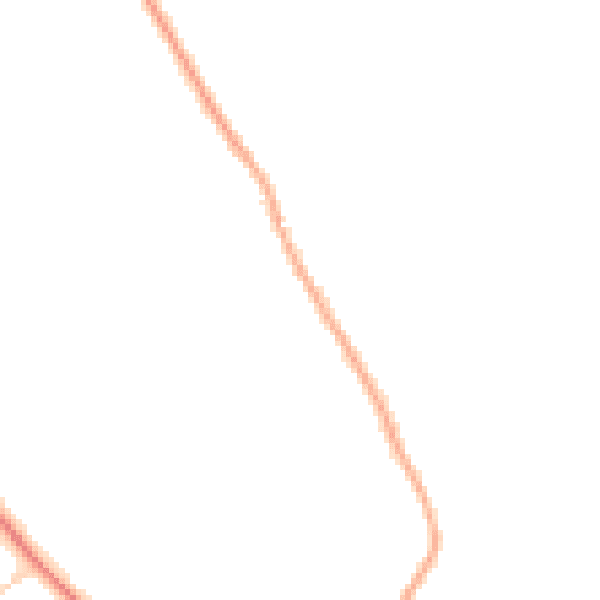 Night-time road noise heatmap for TN33 0QG