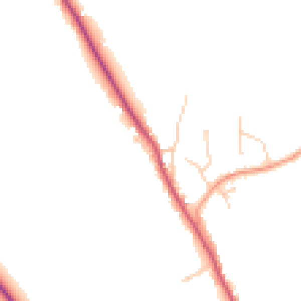 Daytime road noise heatmap for TN33 0QN