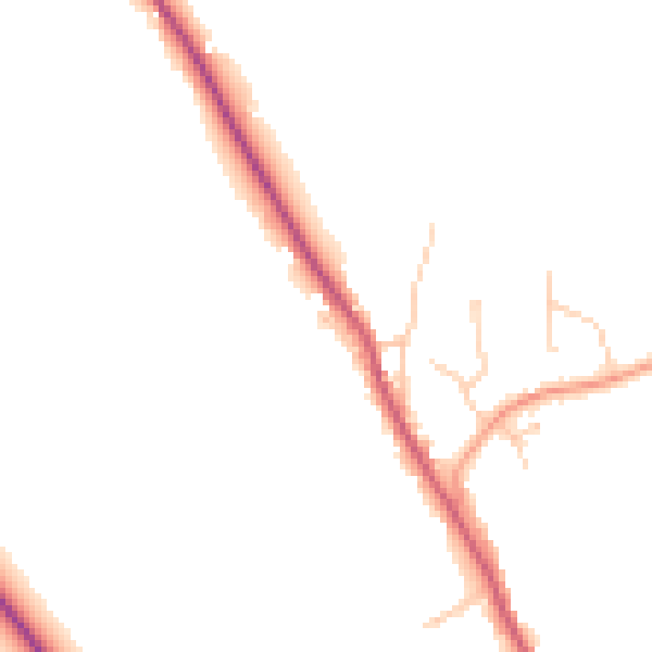 Daytime road noise heatmap for TN33 0QY