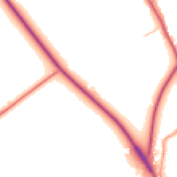 Daytime road noise heatmap for TN33 0RG