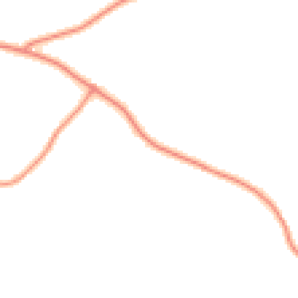 Daytime road noise heatmap for TN33 0RS