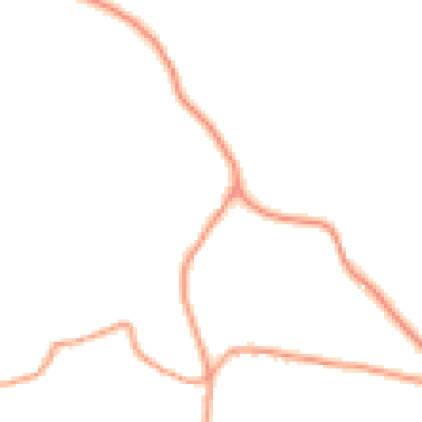 Daytime road noise heatmap for TN33 0RU