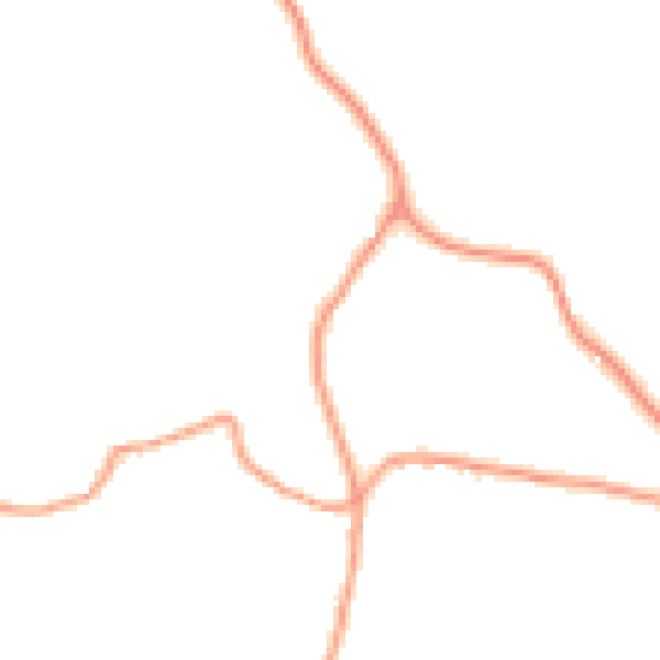 Daytime road noise heatmap for TN33 0RX