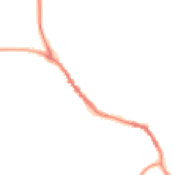 Night-time road noise heatmap for TN33 0TZ