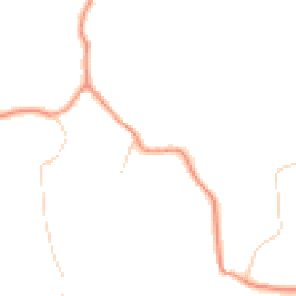Daytime road noise heatmap for TN33 9AR