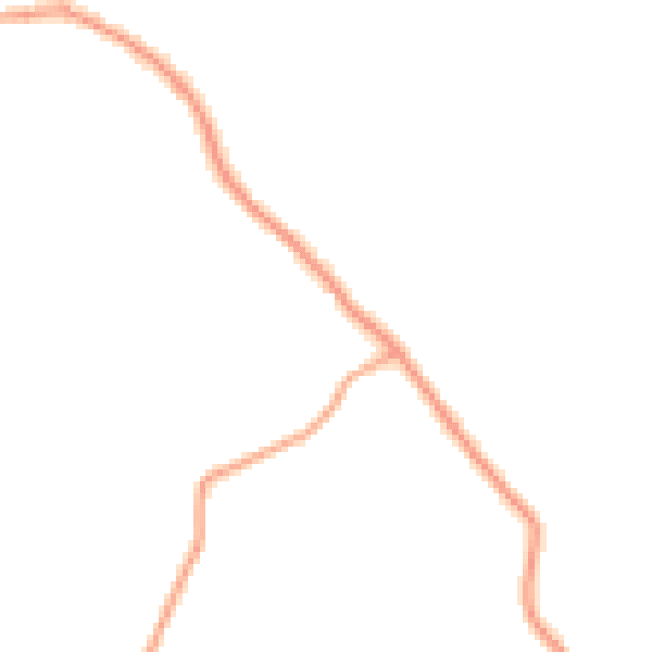 Daytime road noise heatmap for TN33 9BG