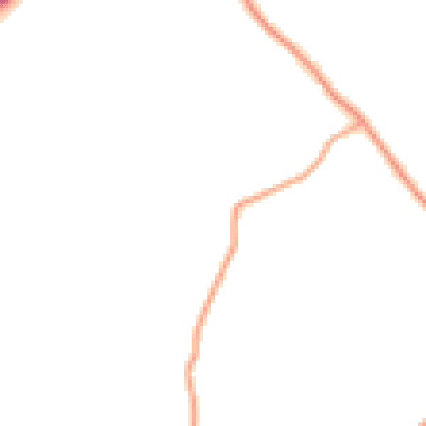 Daytime road noise heatmap for TN33 9BH