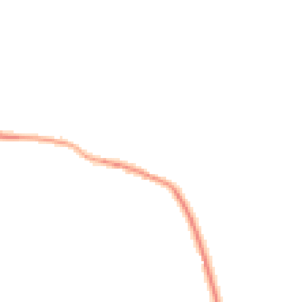 Night-time road noise heatmap for TN33 9BQ