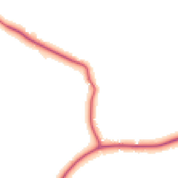 Daytime road noise heatmap for TN33 9DT