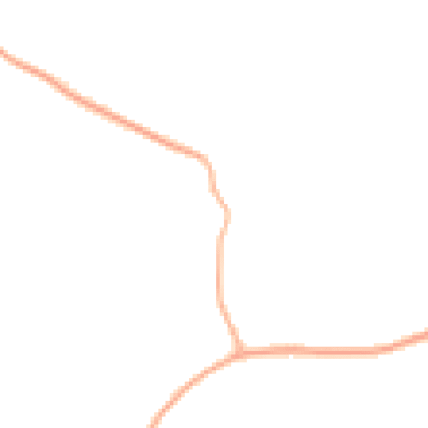 Night-time road noise heatmap for TN33 9DT