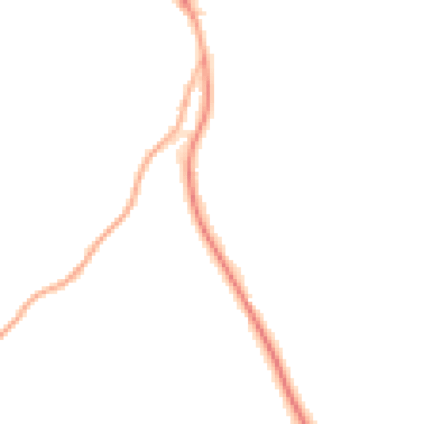 Night-time road noise heatmap for TN33 9EE