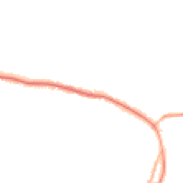 Night-time road noise heatmap for TN33 9JL
