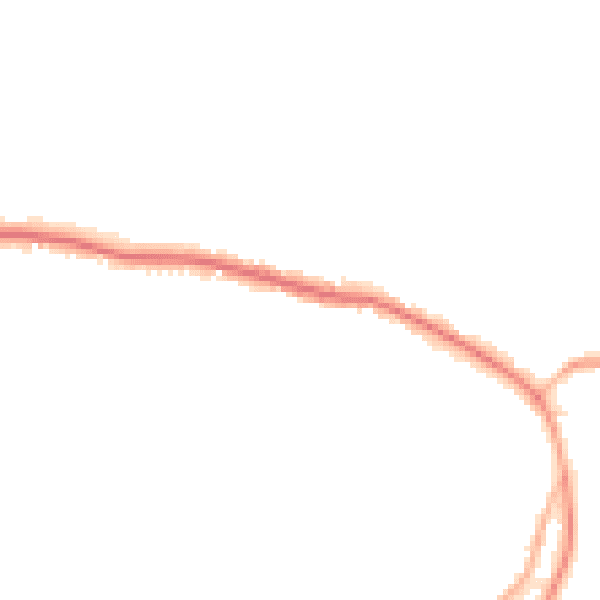 Night-time road noise heatmap for TN33 9JP