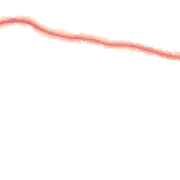 Night-time road noise heatmap for TN33 9JT