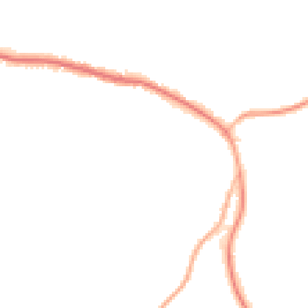 Night-time road noise heatmap for TN33 9JW