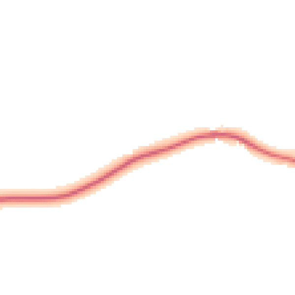 Night-time road noise heatmap for TN33 9NJ