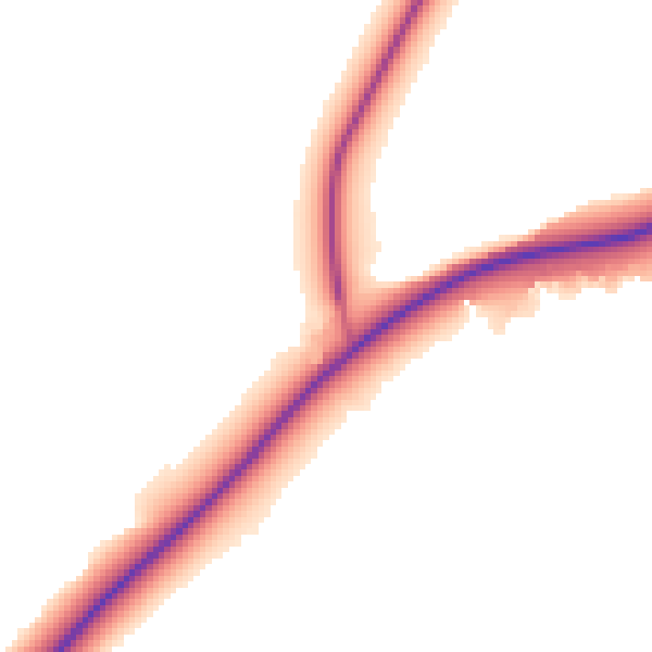 Daytime road noise heatmap for TN33 9NN