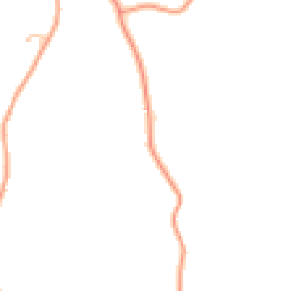Daytime road noise heatmap for TN33 9NU