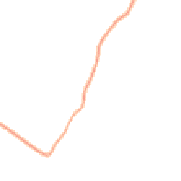 Daytime road noise heatmap for TN33 9NZ