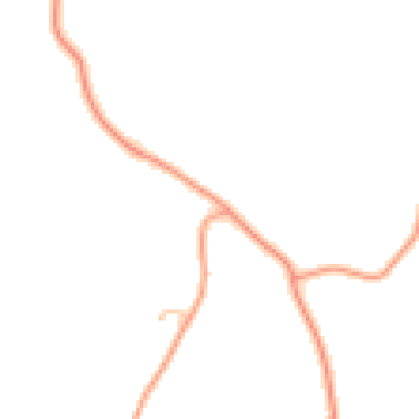 Daytime road noise heatmap for TN33 9PD