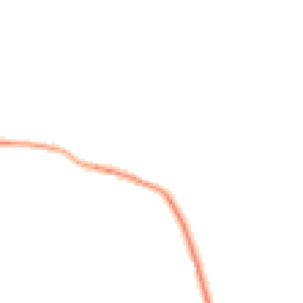 Night-time road noise heatmap for TN33 9QE
