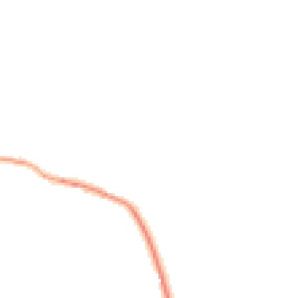 Night-time road noise heatmap for TN33 9QF