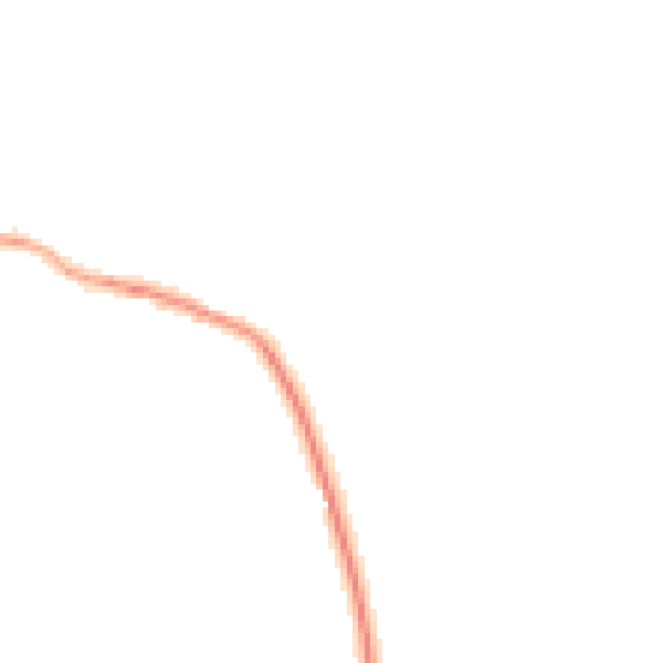 Night-time road noise heatmap for TN33 9QG