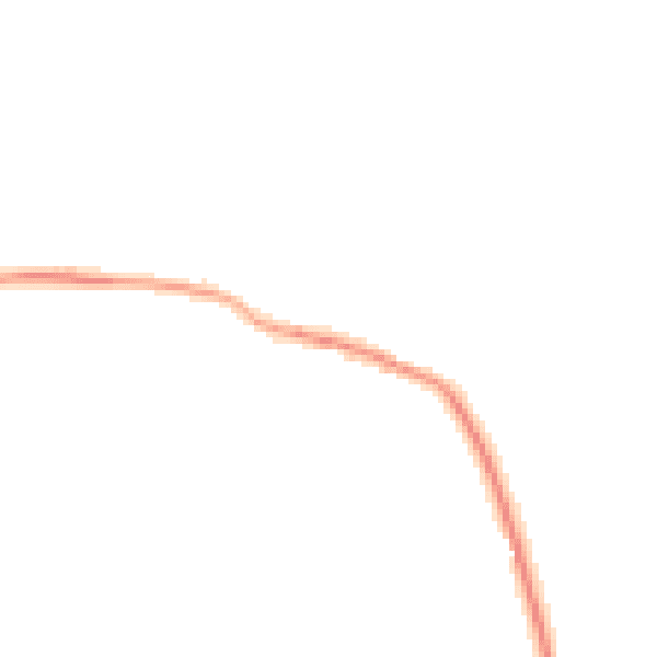 Night-time road noise heatmap for TN33 9QJ