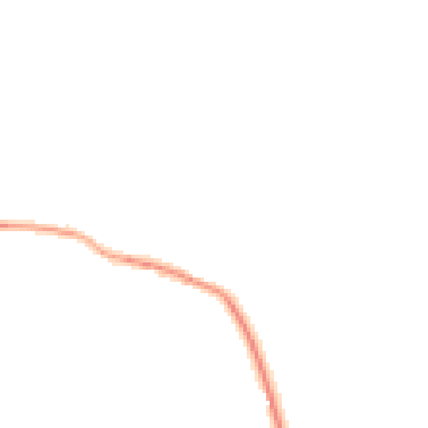 Night-time road noise heatmap for TN33 9QQ