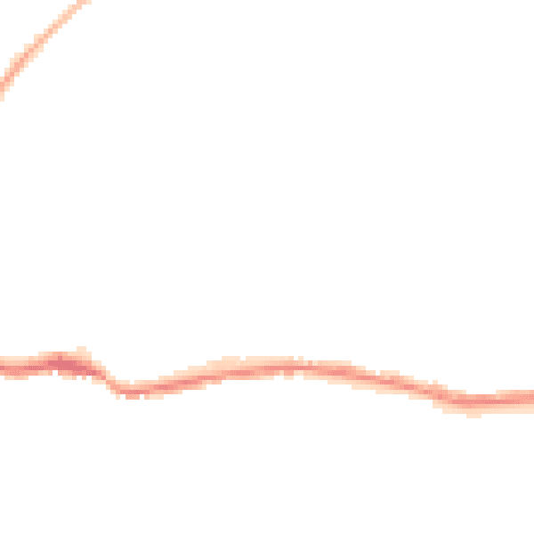 Night-time road noise heatmap for TN38 0AB