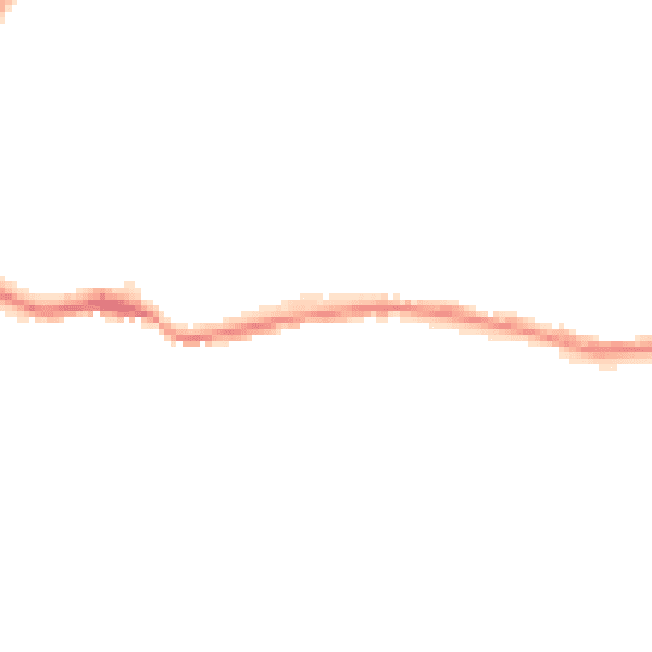 Night-time road noise heatmap for TN38 0AH