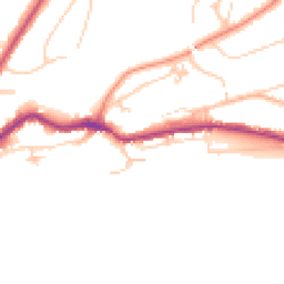 Daytime road noise heatmap for TN38 0AJ