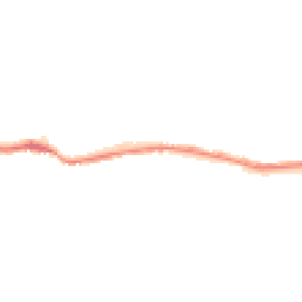 Night-time road noise heatmap for TN38 0AQ