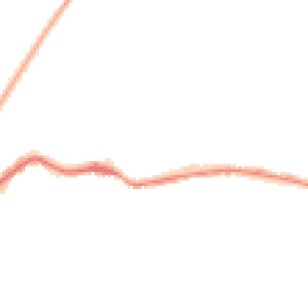 Night-time road noise heatmap for TN38 0AW