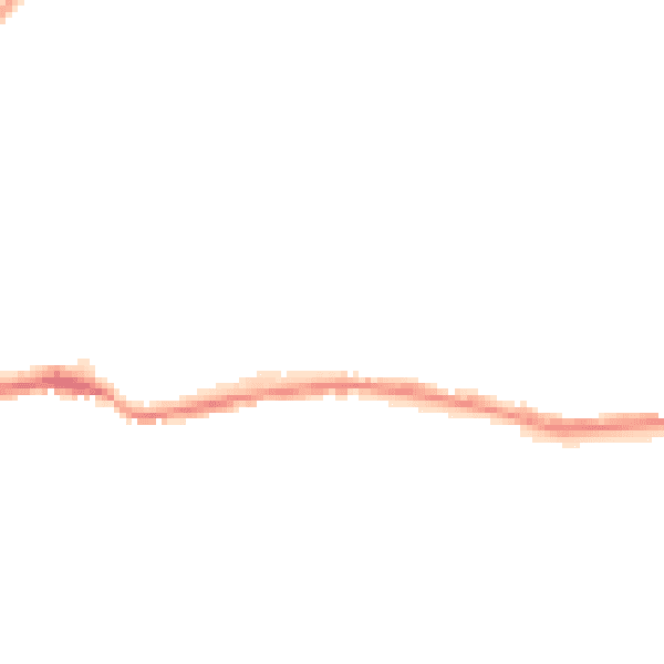 Night-time road noise heatmap for TN38 0AY
