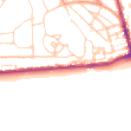Daytime road noise heatmap for TN38 0BE