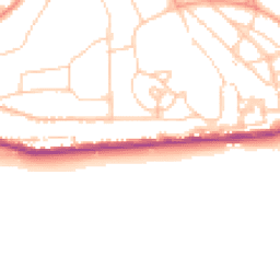 Daytime road noise heatmap for TN38 0BJ